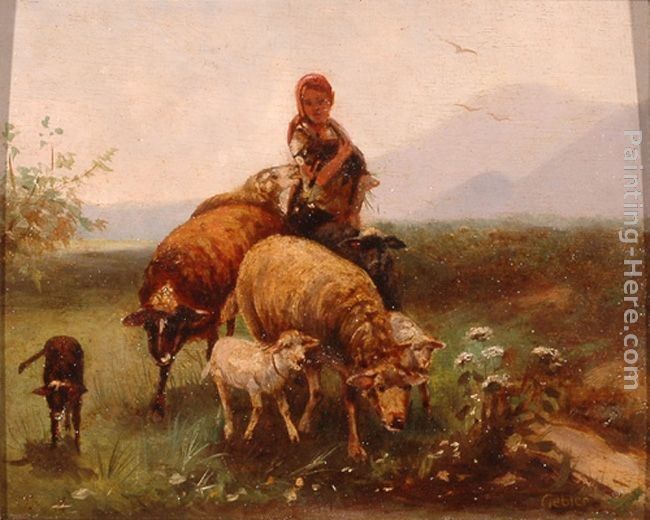 Friedrich Otto Gebler Shepherdess